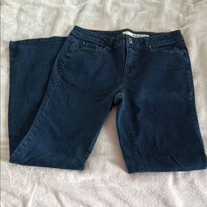 Dkny Blue Straight Leg Jeans Classic Style Size 8